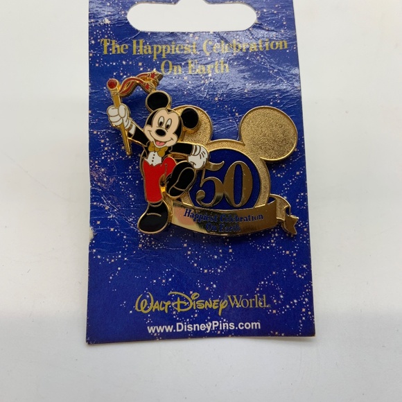 Disney Walt Disney World Mickey Mouse 50 Happiest Celebration on Earth Pin - Picture 5 of 9